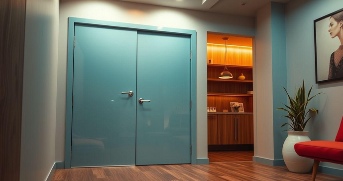 Descubra as Vantagens da Porta Revestida com F&oacute;rmica para Seu Ambiente