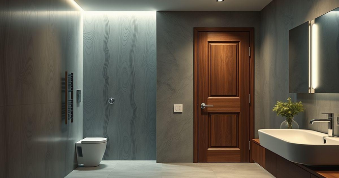 Porta Banheiro Ts Laminado Estrutural: Durabilidade e Estilo para Seu Espaço